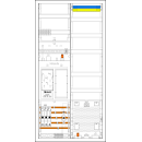 F-Tronic 7195213 Zählerplatz-Set 3HZ721APZRFZ35D01 1 ZP 1 VAPZRFZ inklusive APL SLS 35A SPVGD01 2 PPV 1 PL100