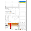 F-Tronic 7195429 Zählerplatz-Set 3HZ721APZRFZD01-16...