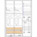 F-Tronic 7195648 Zählerplatz-Set 3HZ732APZRFZ35B10 2 ZP 1 VAPZRFZ inklusive APL SLS 35A SPVGB10 2 PPV 1 PL150