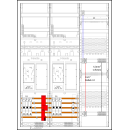 F-Tronic 7195650 Zählerplatz-Set 3HZ732APZRFZ40B10 2 ZP 1 VAPZRFZ inklusive APL SLS 40A SPVGB10 2 PPV 1 PL150