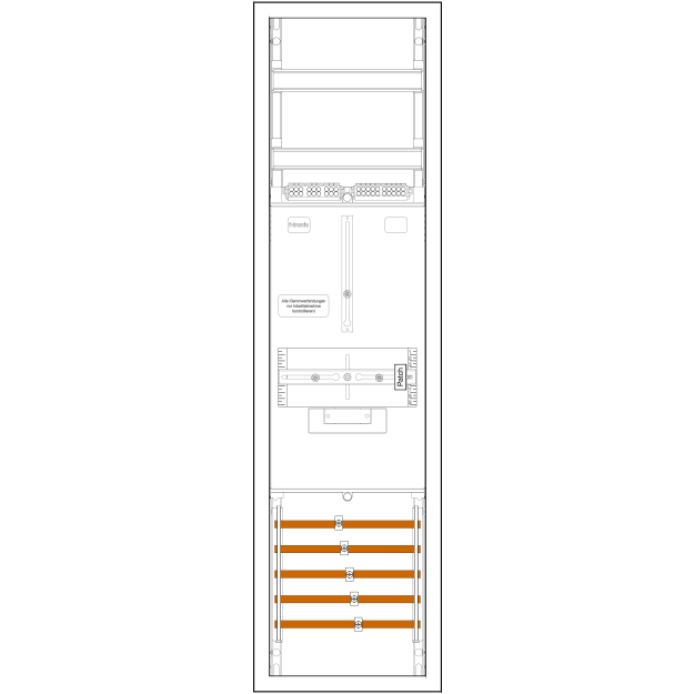 F-Tronic 7190025 Zählerplatz-Set 3HZ711RJ45 1 ZP PPV5