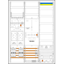 F-Tronic 7195789 Zählerplatz-Set 3HZ721APZ50B10 1 ZP 1 VAPZ inklusive APL SLS 50A SPVGB10 2 PPV 1 PL100