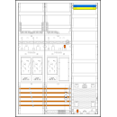 F-Tronic 7195829 Zählerplatz-Set 3HZ721APZ63B10ÜS 1 ZP 1 VAPZ inklusive APL SLS 63A ÜSS SPVGB10 2 PPV 1 PL100