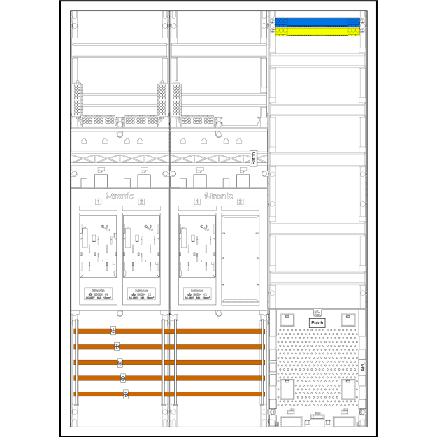 F-Tronic 7195801 EHZO733APZ 3 ZP 1 R 1 VAPZ inkl. APL 2 PPV 1 PL150 EHZO733APZ