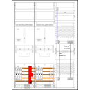 F-Tronic 7190555 Zählerplatz-Set 3HZ732APZRFZB6 2 ZP...