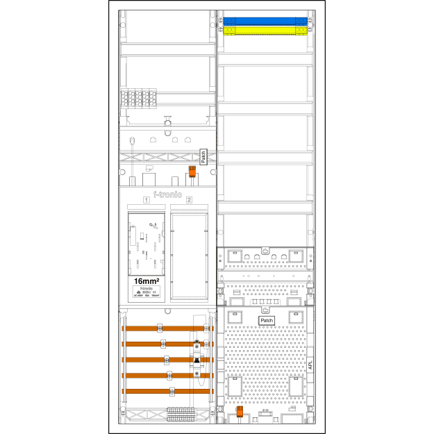 F-Tronic 7195215 EHZ721APZRFZB6-16 1 ZP,DS 1R 1 VAPZRFZ inkl. APL SPVGB6 2 PPV 1 PL150 EHZ721APZRFZB6-16
