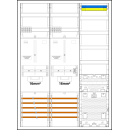 F-Tronic 7190606 Zählerplatz-Set 3HZ732APZRFZD01-16...