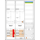 F-Tronic 7190610 Zählerplatz-Set 3HZ732APZRFZL-16 2...