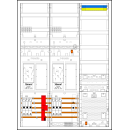 F-Tronic 7195661 Zählerplatz-Set EHZ732APZRFZ50D01ÜS-16 2 ZP 16mm² DS 2R 1VAPZRFZ inklusive APL SLS50A ÜSS SPVGD01 2PPV 1PL150