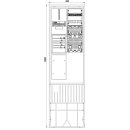 F-Tronic 7160184 Zählerplatz-Set 3HZ932TAPZB6 2 ZP 1...
