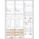 F-Tronic 7195649 Zählerplatz-Set EHZ732APZSWM35B10 2ZP DS 2-reihig 1 VAPZ-SWM inklusive APL SLS 35A SPVGB10 S1