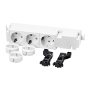 F-Tronic 7111150 Steckdose STECKD3K für -Felder inklusive Halterungsset