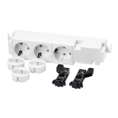 F-Tronic 7111150 Steckdose STECKD3K für -Felder inklusive Halterungsset