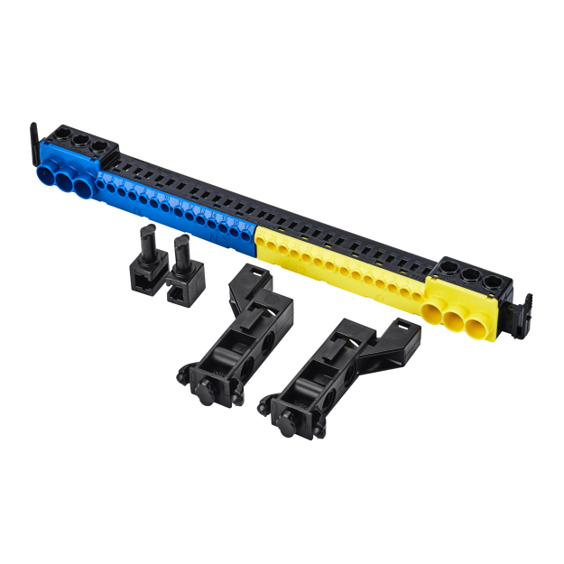 F-Tronic 7111102 Steckklemme ZSSKN17PE je 3x schraubbar bis 25mm² je 14x steckbar bis 4mm²