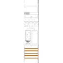 F-Tronic 7141004 Zählerfeld ER6-16 1-feldrig...