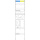 F-Tronic 7141008 Zählerfeld EH6 1-feldrig H=1050mm 1-eHZ 1 Reserveplatz 1 Hutschiene im NAR