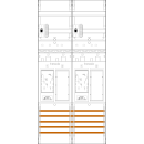 F-Tronic 7141102 Zählerfeld ER26-HSS 2-feldrig...