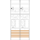 F-Tronic 7141102 Zählerfeld ER26-HSS 2-feldrig...