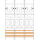 F-Tronic 7141122 Zählerfeld E316-HSS 3-feldrig H=1050mm 6-eHZ 6 HSS