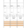 F-Tronic 7141460 Zählerfeld Z31B-16-ZSK 3-feldrig H=1050mm 3-3.HZ 16mm² 3 ZSK-Set