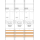 F-Tronic 7141460 Zählerfeld Z31B-16-ZSK 3-feldrig H=1050mm 3-3.HZ 16mm² 3 ZSK-Set
