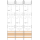 F-Tronic 7142033 Zählerfeld Z315 3-feldrig H=1200mm 6-3.HZ