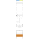 F-Tronic 7143350 Zählerfeld VZ6-HSP 1-feldrig...