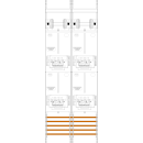 F-Tronic 7143360 Zählerfeld Z216-HSP 2-feldrig...