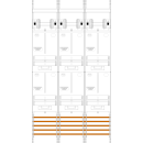 F-Tronic 7143362 Zählerfeld Z316-HSP 3-feldrig...