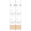 F-Tronic 7143410 Zählerfeld Z216-HSS 2-feldrig...