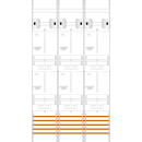 F-Tronic 7143412 Zählerfeld Z316-HSS 3-feldrig...