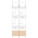 F-Tronic 7143460 Zählerfeld Z216-ZSK 2-feldrig...
