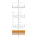 F-Tronic 7143460 Zählerfeld Z216-ZSK 2-feldrig...