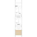 F-Tronic 7143515 Zählerfeld ZR6-16-ZSK-HSP 1-feldrig...