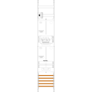 F-Tronic 7143552 Zählerfeld ZR6-ZSK-HSS 1-feldrig...