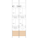 F-Tronic 7143559 Zählerfeld Z16ZR6-ZSK-HSS 2-feldrig...