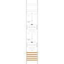 F-Tronic 7145151 Reservefeld R16LUX 1-feldrig H=1350mm 2 Reserveplatz 3.HZ