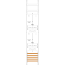 F-Tronic 7145151 Reservefeld R16LUX 1-feldrig H=1350mm 2 Reserveplatz 3.HZ