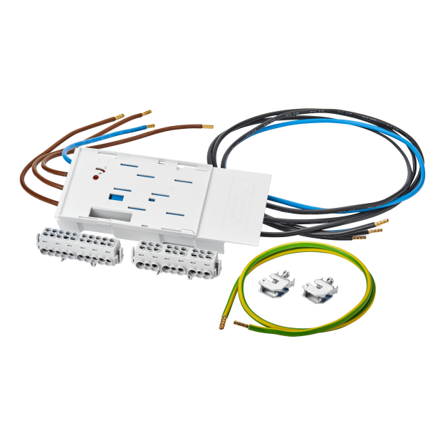 F-Tronic 7110601 BKE-IL Kassette 63A 10mm² mit langer Zugangsleitung und Anschlussklemmen