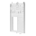 F-Tronic 7110615 Zählertrageplatte 5 ZSZTP-5L links offen