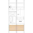 F-Tronic 7141123 Zählerfeld ER6R1B-HSS 2-feldrig...