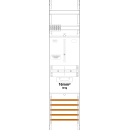 F-Tronic 7141308 Zählerfeld Z1B-16L 1-feldrig...