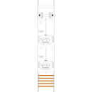 F-Tronic 7143557 Zählerfeld Z16L-ZSK-HSS 1-feldrig...