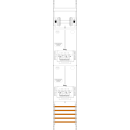 F-Tronic 7143557 Zählerfeld Z16L-ZSK-HSS 1-feldrig...