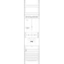 F-Tronic 7141313 Zählerfeld Z1BL-APZ 1-feldrig...