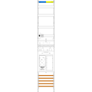 F-Tronic 7143254 Zählerfeld E43DS-16-HSS 1-feldrig...