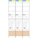 F-Tronic 7143007 Zählerfeld E343-16 3-feldrig...