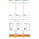 F-Tronic 7143007 Zählerfeld ER39-16 3-feldrig...
