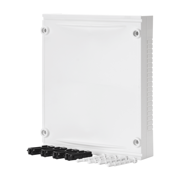 F-Tronic 7110624 Sicherungsabdeckung SIAD-2G-S 2-reihig geschlossen mit Schrauben
