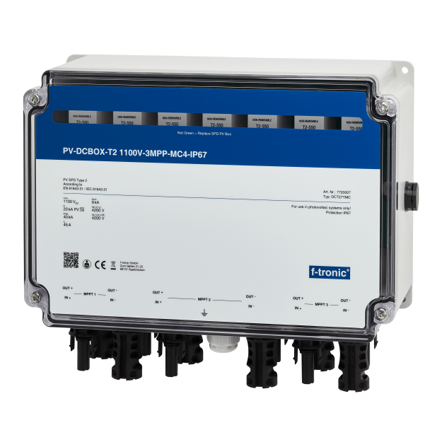F-Tronic 7720007 PV-DCBOX-T2 1100V-3MPP MC4-IP67 DCT27YMC